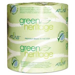 Green Heritage Toilet Tissue, 4 1/2 x 3 4/5 Sheets, 2-Ply