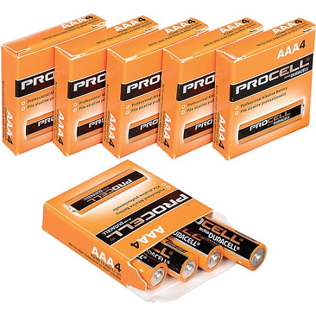 PROCELL DURACELL AAA BATTERIES