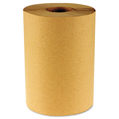 Hardwound Paper Towels, Nonperforated 1-Ply Natural