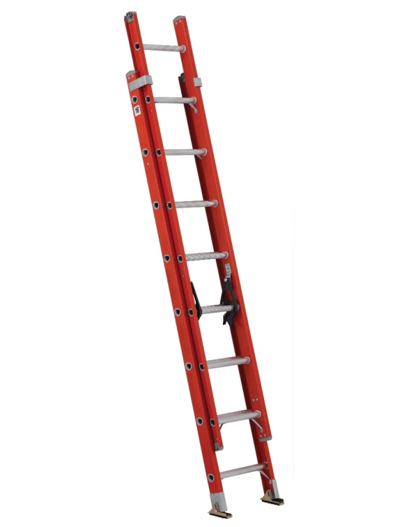 Louisville 16' Fiberglass Extension Ladder 300lbs. Capacity