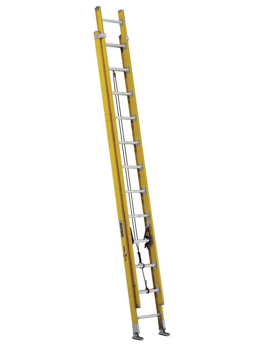 Louisville 24' Fiberglass Extension Ladder 375lbs. Capacity