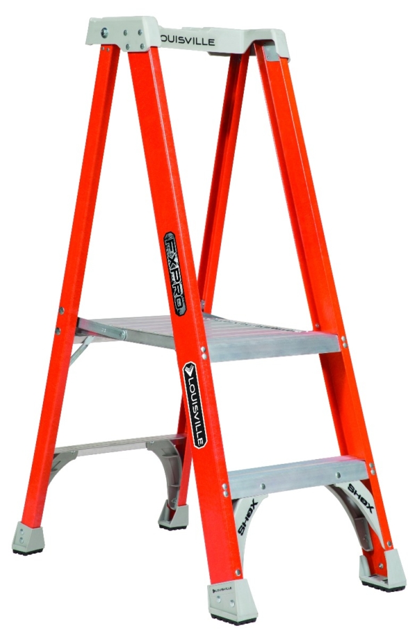 Louisville 2' Fiberglass Pro Platform Ladder