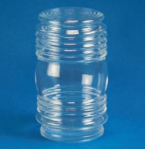 Acrylic Clear Jelly Jar H- 6.00" W- 3.50" ID- 2.81" OD- 3.14" (Fitter Neck)