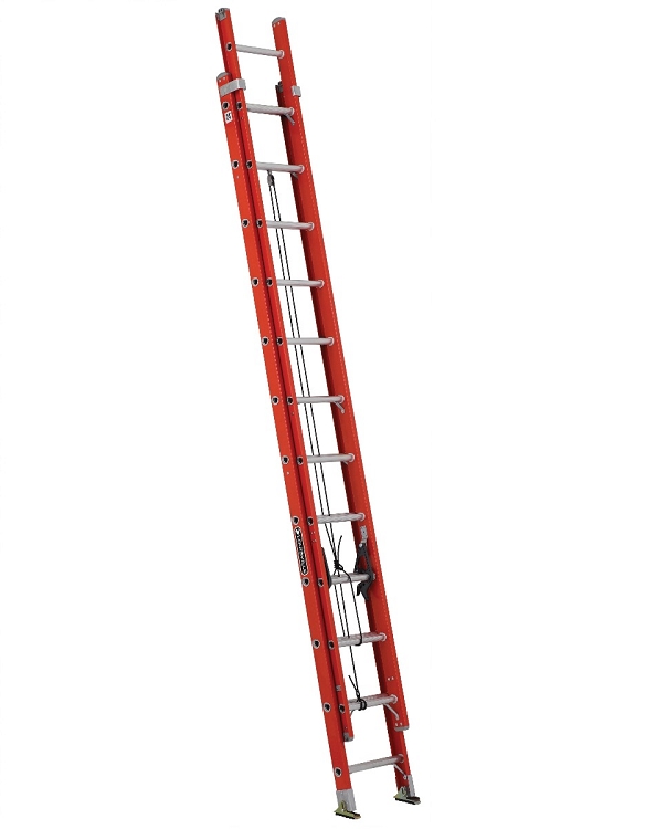 Louisville 24' Fiberglass Extension Ladder 300lbs. Capacity