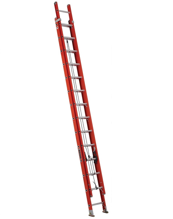 Louisville 28' Fiberglass Extension Ladder 300lbs. Capacity