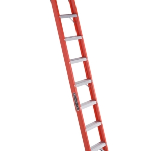 Louisville 8' Fiberglass Shelf Ladder 300lbs. Capacity