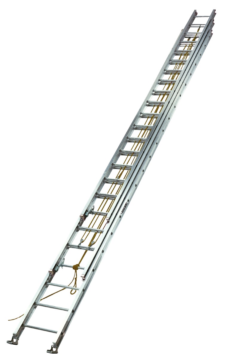 Louisville 60' Aluminum 3-Section Extension Ladder 250lbs. Capacity