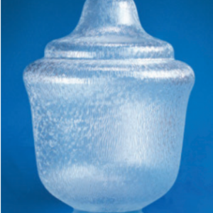 Acrylic Clear Street Lamp Globe H-18.24" W- 13.40" ID- 5.21" OD- 6.00"
