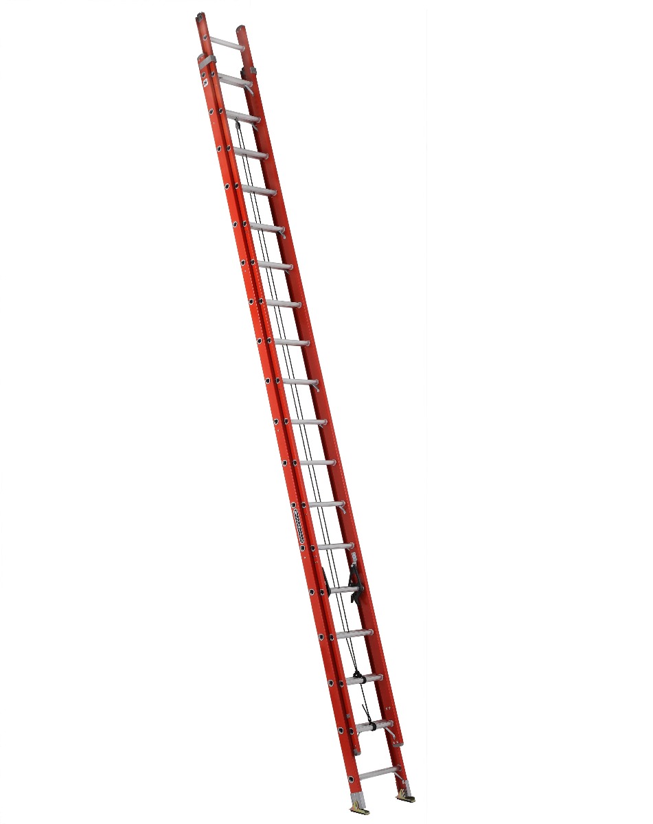 Louisville 36' Fiberglass Extension Ladder 300lbs. Capacity